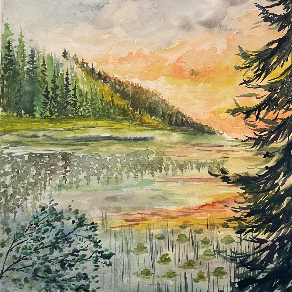 Original watercolor painting 🇳🇴